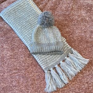 Cole Haan knit beanie and scarf